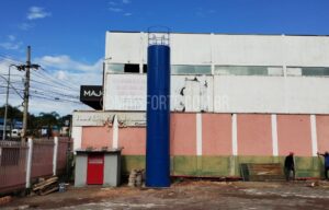 Instalação de Reservatório Metálico Tipo tubular-10 mil litros – São Sebastião DF